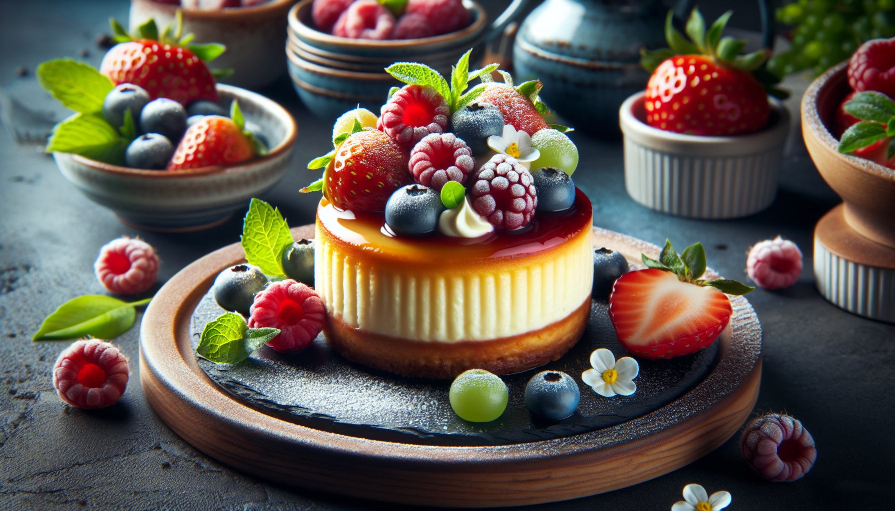 mini cheesecake